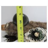 Excellent Native American Made Pipe w/Large & Impressive Carved Stone Pipe Head #2