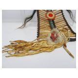 Excellent Native American Made Pipe w/Large & Impressive Carved Stone Pipe Head #3