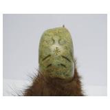 Excellent Native American Made Pipe w/Large & Impressive Carved Stone Pipe Head #3