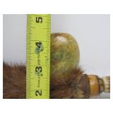 Excellent Native American Made Pipe w/Large & Impressive Carved Stone Pipe Head #3