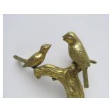 Large Lot of Vintage Heavy Solid Brass Ducks Owls Birds etc