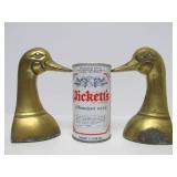 Large Lot of Vintage Heavy Solid Brass Ducks Owls Birds etc