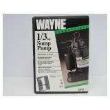 New in Box WAYNE Submersible 1/3HP Sump Pump