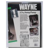 New in Box WAYNE Submersible 1/3HP Sump Pump