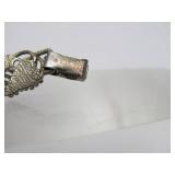 Excellent Signed Coleman Company 12K Black Hills Gold & Sterling Silver Bracelet w/Leaf Design