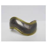 Heavy Vintage Southwestern Sterling Silver Cuff Bracelet - 1.16 Oz