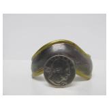 Heavy Vintage Southwestern Sterling Silver Cuff Bracelet - 1.16 Oz