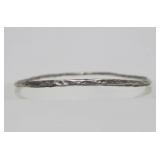 Vintage Hand Hammered Sterling Silver Bracelet