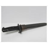 US Military Bayonet Knife w/Sheath - Marked U.F.H. US 1942