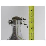 Large Antique Industrial Nickel Plated Brass ROCKWOOD Fire Hose Nozzle