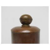 Quality Antique Hand Hammered Copper Bottle w/Screw Top