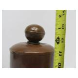 Quality Antique Hand Hammered Copper Bottle w/Screw Top