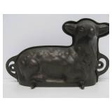 Excellent Antique Cast Iron Sheep Cake Mold