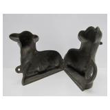 Excellent Antique Cast Iron Sheep Cake Mold