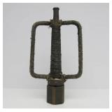 Early Antique Large Heavy Brass Fire Hose Nozzle