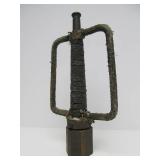 Early Antique Large Heavy Brass Fire Hose Nozzle