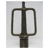 Early Antique Large Heavy Brass Fire Hose Nozzle