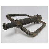 Early Antique Large Heavy Brass Fire Hose Nozzle