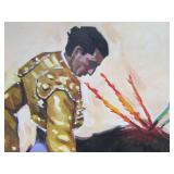 Vintage Plaza De Toros BARCELONA Bullfighting Poster - Dated 1943