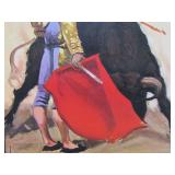 Vintage Plaza De Toros BARCELONA Bullfighting Poster - Dated 1943
