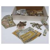 Excellent Unsearched Estate Lot of Vintage Coins - MANY 1940