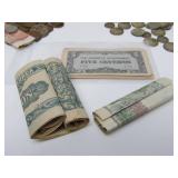 Excellent Unsearched Estate Lot of Vintage Coins - MANY 1940