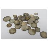 Excellent Unsearched Estate Lot of Vintage Coins - MANY 1940