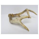 3 Genuine Native American Made Pieces - Dreamcatchers & Carved Wood Feather w/Wolf