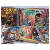 Large Lot of Assorted Vintage & Newer Comic Books - Appears to be Many Superhero Comics