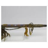 Genuine Native American Made Elk Horn Pipe - Red Hawk