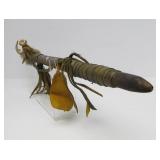 Genuine Native American Made Elk Horn Pipe - Red Hawk