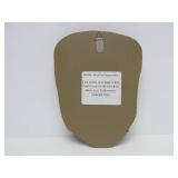 Large Grizzly Bear Footprint Impression Plaster Wall Sculpture