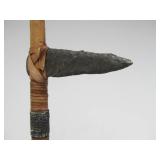 Genuine Native American Made Stone Point Axe Weapon