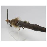 Genuine Native American Made Stone Point Axe Weapon