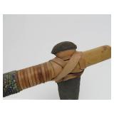 Genuine Native American Made Stone Point Axe Weapon