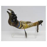 Genuine Native American Made & Decorated Horse Jawbone