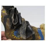 Genuine Native American Made & Decorated Horse Jawbone