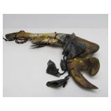 Genuine Native American Made & Decorated Horse Jawbone