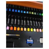LARGE Brand New Art Set w/Case - Paint, Markers etc.