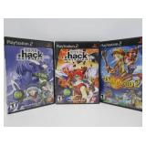 3 Playstation 2 - PS2 Video Games - Hack Mutation Hack Outbreak & Dark Cloud 2
