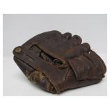 Old Antique Leather Baseball Glove