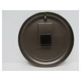 Beautiful Arts & Crafts Style Cast Metal Wall Clock by Whitehall Products