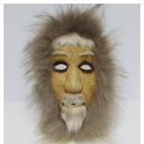 Alaskan/Inuit Genuine Animal Hide Leather & Fur Mask