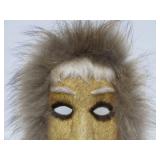 Alaskan/Inuit Genuine Animal Hide Leather & Fur Mask