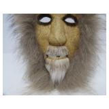 Alaskan/Inuit Genuine Animal Hide Leather & Fur Mask