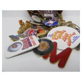 Estate Lot of Assorted Vintage etc Buttons & Pins