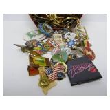 Estate Lot of Assorted Vintage etc Buttons & Pins