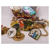 Estate Lot of Assorted Vintage etc Buttons & Pins