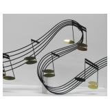 LARGE Signed C. JERE Brass / Metal Musical Wall Sculpture