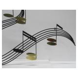 LARGE Signed C. JERE Brass / Metal Musical Wall Sculpture